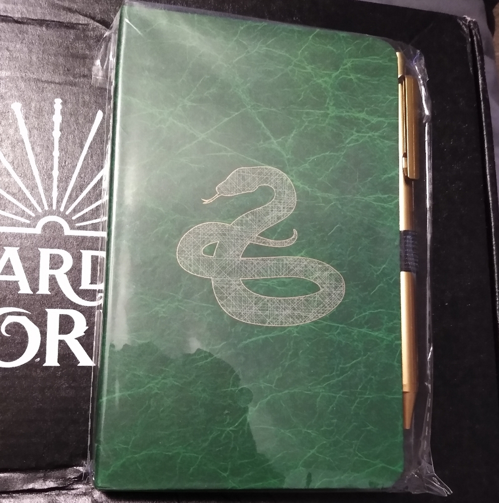 Slytherin Notebook and Pen